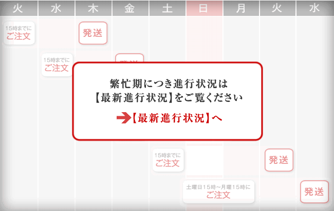 スタンダードコーススケジュール表