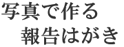 写真で作る報告はがき