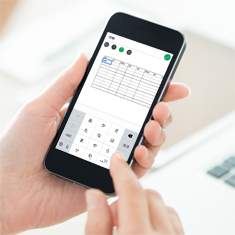 スマホでエクセル編集