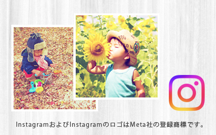 instagramの写真でキャンバスプリント