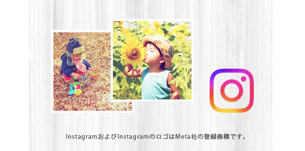 instagramの写真でキャンバスプリント