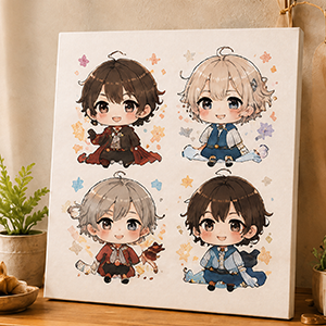 キャンバスプリント（イラスト）