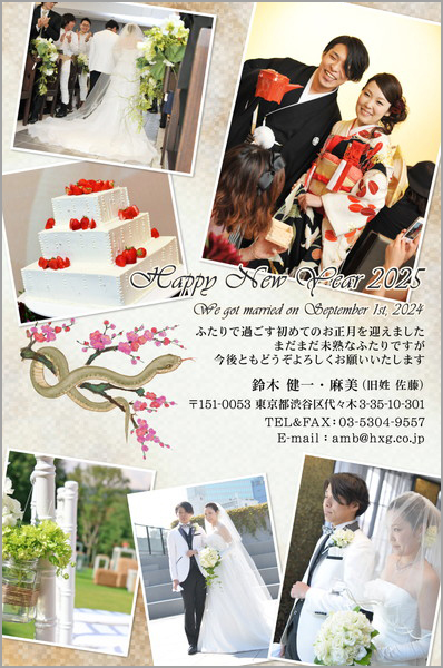 全デザイン一覧 結婚報告はがきの アンビエンテ